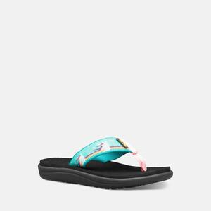 Teva Voya Flip Sandalen Kinder HellGrün Reduziert [PWKQ47932]